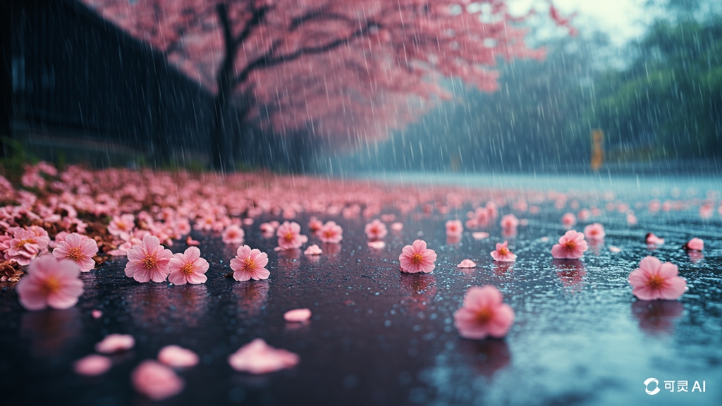 16x9_暴风雨中_樱花散落一地_雨打在地上打在残花上_溅起一朵朵水花_画 (3).jpg