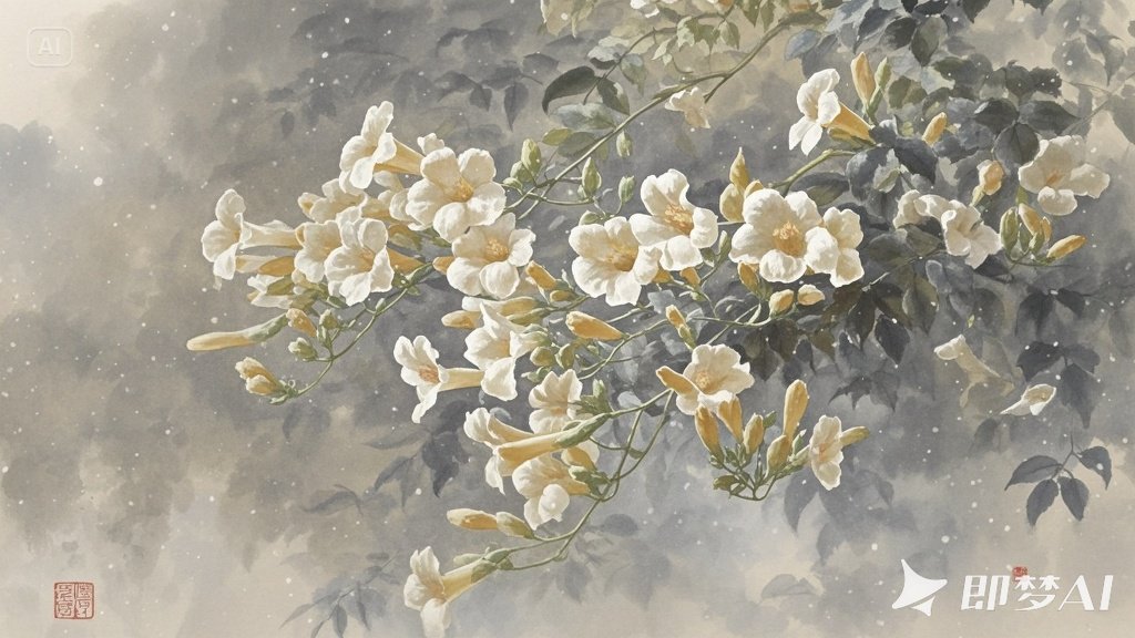 jimeng-2025-07-04-1263-东方意境，淡雅灰咖啡色调调和，朦胧晕染氛围，柔和色彩晕染.jpeg