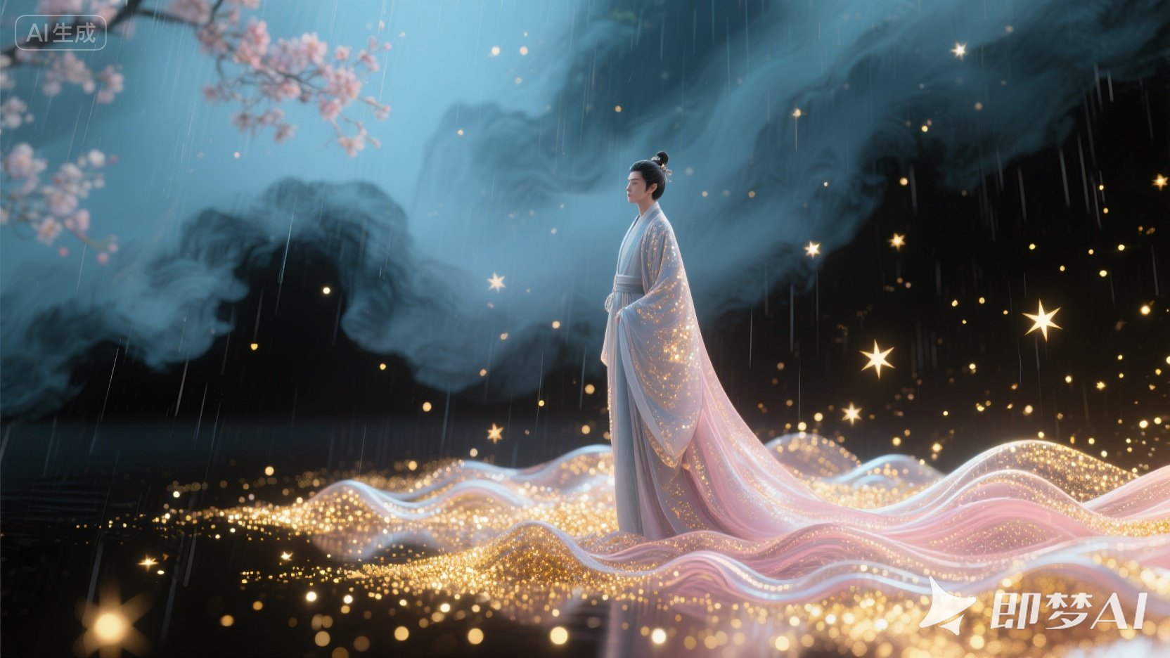 jimeng-2025-07-13-1970-春，极淡极淡的水墨，晕染大写意，朦胧的烟雨，诗意的，震撼.jpeg